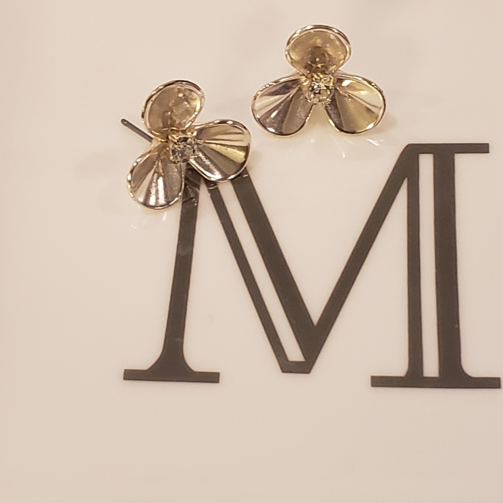 J. Crew floral earrings